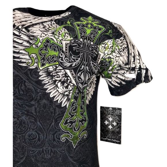 XTREME COUTURE by AFFLICTION Men T-Shirt LONG VIEW - Picture 7 of 9